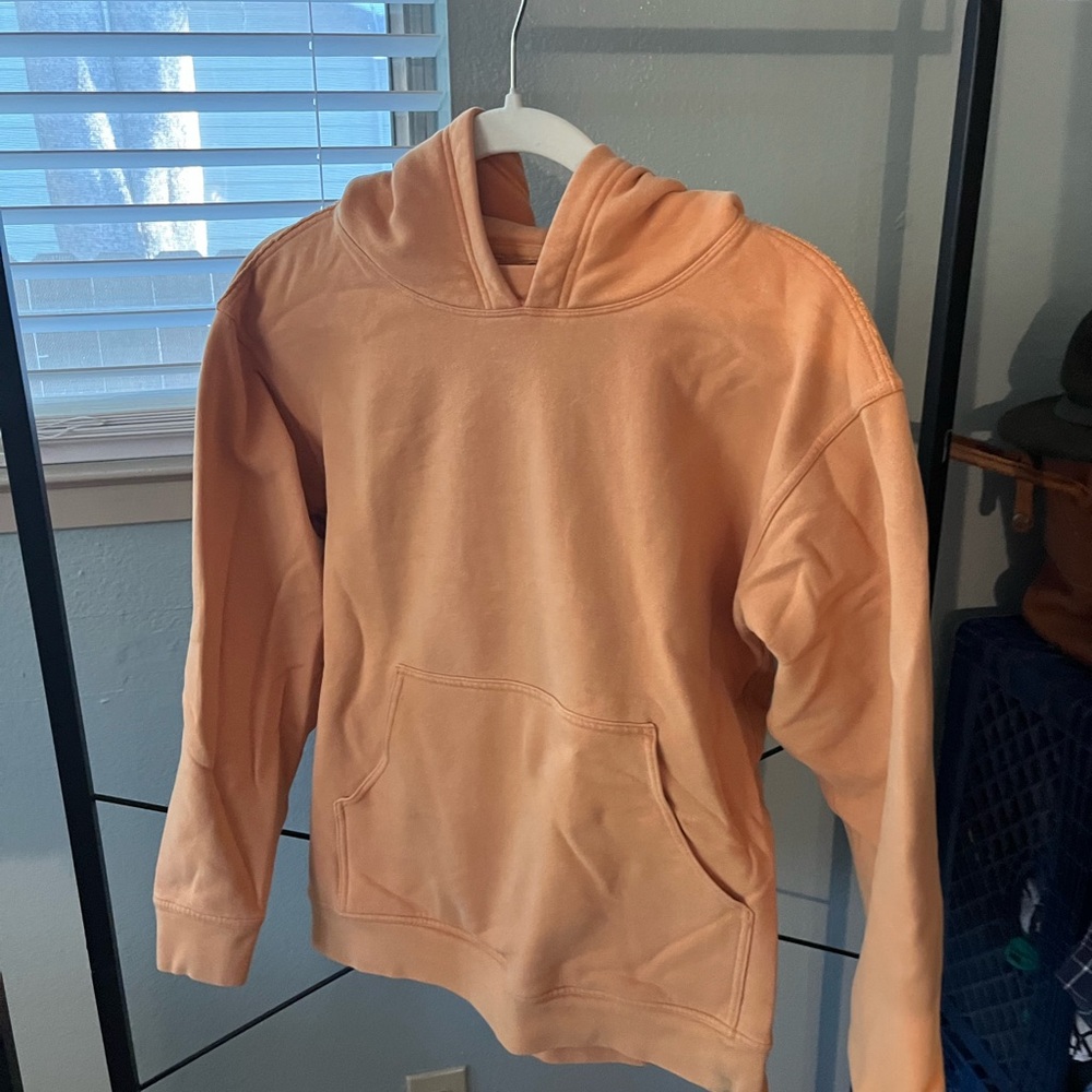 Women’s Peach Hooded Sweatshirt - Lightweight Pullover Hoodie